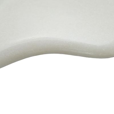 Ferramenta de salão de beleza de cuidados com a pele Pedra de jade branco natural Gua Sha Scraping Board para massagem corporal