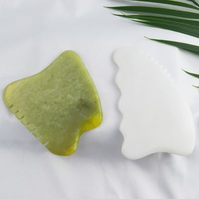 OEM e ODM Xiuyan Jade Facial Facial Guasha Massage Tools para equipamentos de massagem corporal