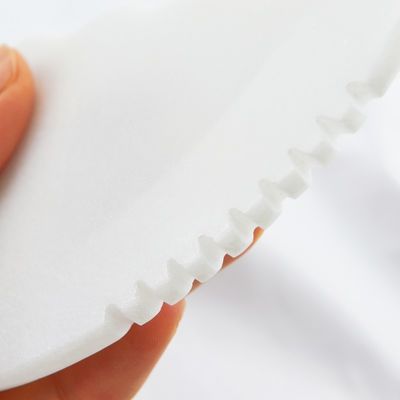 Ferramenta de massagem Pedra de jade branco natural Gua Sha Tabela de raspagem para massagem corporal Facial Beauty Anti-envelhecimento Ferramenta de cuidados com a pele