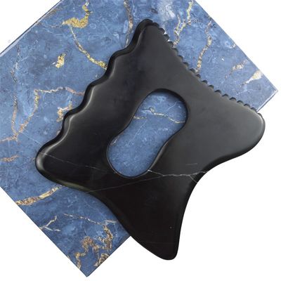 Pedra Bian Natural Guasha Terapia Big Gua Sha Pedra de Marca Privada Spa Celulite Body Scraping Tool para Massagem Muscular