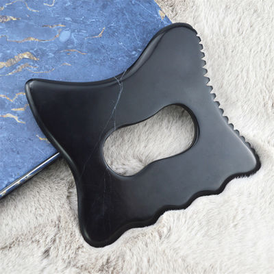 Pedra Bian Natural Guasha Terapia Big Gua Sha Pedra de Marca Privada Spa Celulite Body Scraping Tool para Massagem Muscular