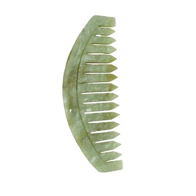 Xiuyan Jade Massage Comb para Gua Sha raspando rosto e cuidados com a cabeça relaxante