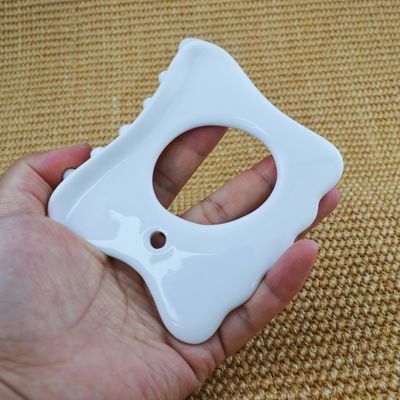Ferramenta de massagem de esfoliação de Gua Sha em cerâmica profissional para levantamento de face em V e drenagem linfática
