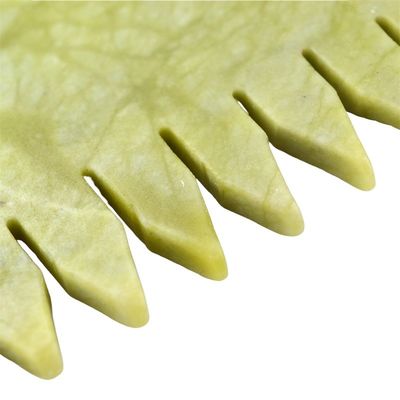 Peito de massagem estilo natural Xiuyan Jade Gua Sha Scalp Guasha Cabeça de pedra Massagista de cabelo Salão de beleza