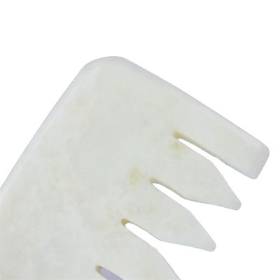 Xiuyan Jade Comb Mediano raspando massagem Comb para massagem muscular e pedra de jade natural Guasha escalpe Comb