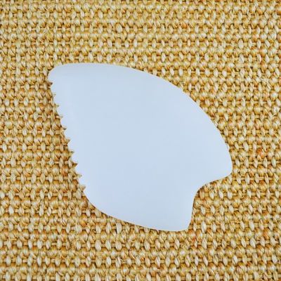 2024 Afeganistão White Jade Gua Sha Scraping Board Logotipo personalizado disponível para massagem muscular e cuidados de saúde da pele