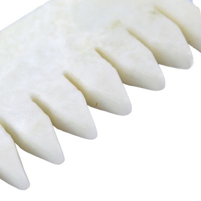 2024 Tendência Natural Jade Xiuyan Jade Gua Sha Comb para Cabeça Spa Massagem Scalp Função Massagem Muscular