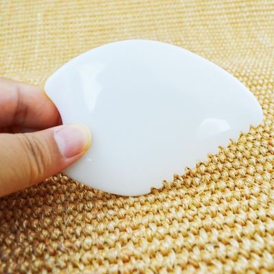 Massagista de corpo de jade branco Gua Sha Ferramentas para massagem de terapia corporal Ferramenta de massagem anti-celulite Função Massagem de saúde corporal