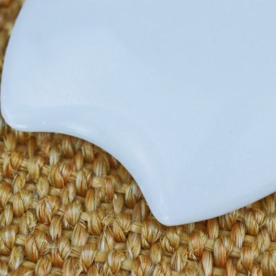 Massagista de corpo de jade branco Gua Sha Ferramentas para massagem de terapia corporal Ferramenta de massagem anti-celulite Função Massagem de saúde corporal
