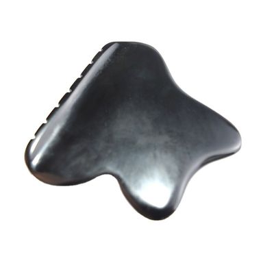 Ferramenta de Massagem Corporal 2024 Tendência Natural Preto Bian Pedra Gua Sha Scraping Board para Rejuvenescimento Facial Spa