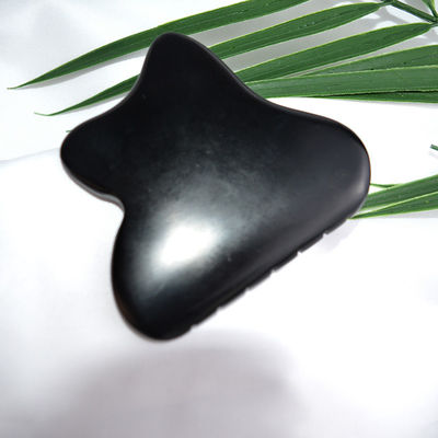 Ferramenta de Massagem Corporal 2024 Tendência Natural Preto Bian Pedra Gua Sha Scraping Board para Rejuvenescimento Facial Spa