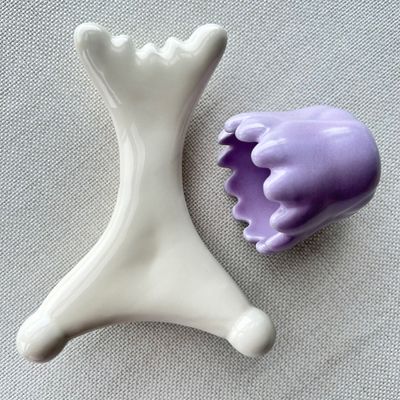 Logotipo personalizado Disponível Massagista de músculos do corpo Ferramenta de massagem Gua Sha Cerâmica para autocuidado da pele