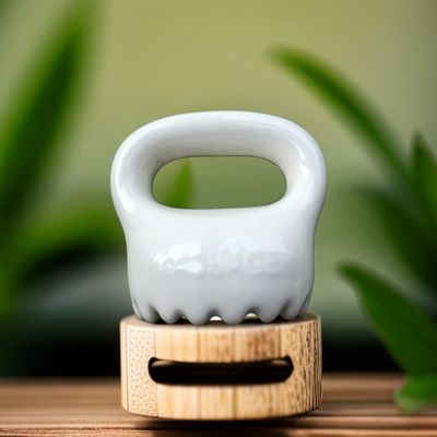 Relaxante Corpo e Rosto Cabeça Cuidados de Saúde Pessoal Microcristalino Cerâmica Gua Sha ferramenta de raspagem com logotipo personalizado