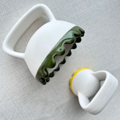 Equipamento de massagem corporal Ferramenta de Guasha cerâmica para massagem muscular relaxante Facial Pescoço traseiro Todo o corpo