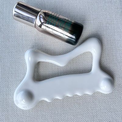 Ferramenta de massagem de Gua Sha em cerâmica para massagem facial Body Self Skin Care Spa Facial Lifting Beauty Equipamento