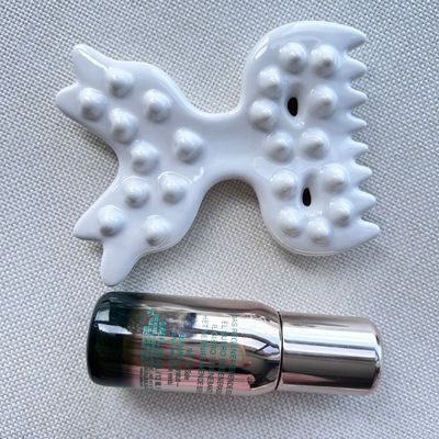 Ferramenta de massagem corporal Gua Sha de cerâmica branca Escrava Guasha Pedra para auto-cuidado da pele Spa Todo o corpo Relaxe Massagista de beleza