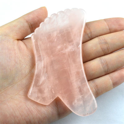 Massagista Facial 2024 Rosa Quartz Gua Sha Stone para Cuidados da Pele e Massagem Corporal Propriedades do Equipamento