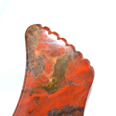 Equipamento de massagem corporal Red Mookaite Gua Sha Scraping Board para Facial Skin Care Tool