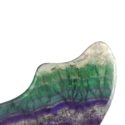 Equipamento de massagem corporal ferramentas de massagem mais vendidas para 2024 Fluorito do arco-íris Gua Sha Stone auto-cuidado da pele e spa facial