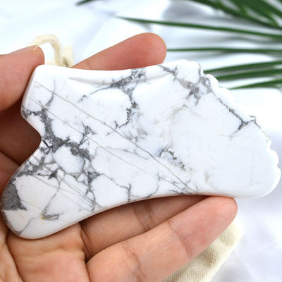 Equipamento de massagem para saúde corporal 2024 Howlite Gua Sha Scraping Board para ferramenta de beleza