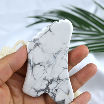 Equipamento de massagem para saúde corporal 2024 Howlite Gua Sha Scraping Board para ferramenta de beleza