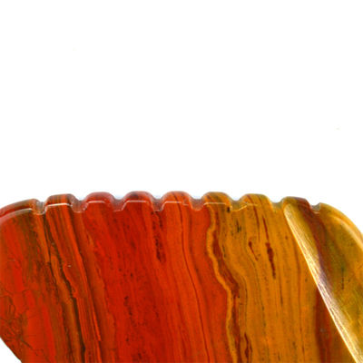2024 Hot Natural Mookaite Vermelho Jasper Gua Sha Massager Logotipo personalizado Cuidados com a pele Antienvelhecimento Cura Pedra raspando Ferramentas de massagem