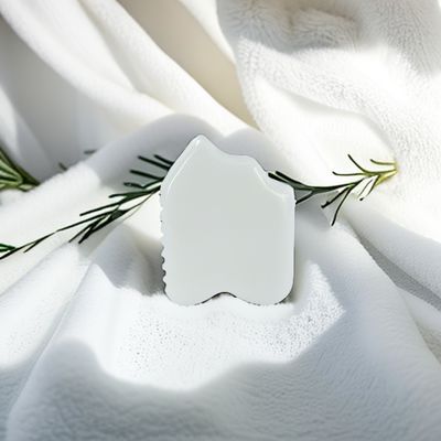 White Jade Facial Guasha Renovação da Pele Natural Healing Pedra de Jade Gua Sha Escrava Massagem Ferramentas para Logotipo Personalizado