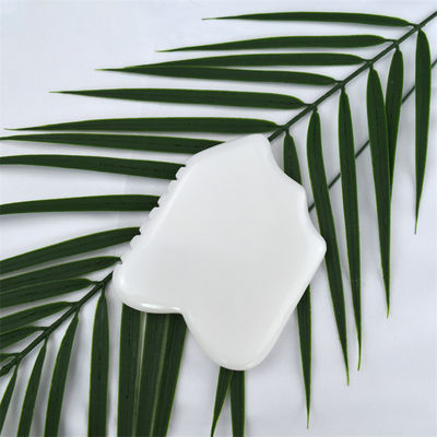 Propriedades Equipamento de Massagem Corporal Pedra Branca de Jade Branca Gua Sha Ferramenta de Escravagem para Massagem de Cuidados com a Saúde do Corpo