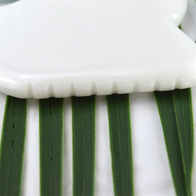 Propriedades Equipamento de Massagem Corporal Pedra Branca de Jade Branca Gua Sha Ferramenta de Escravagem para Massagem de Cuidados com a Saúde do Corpo