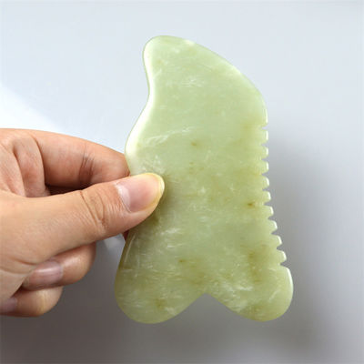 2024 Natural Xiuyan Jade Gua Sha Scraping Board para Massagem Corporal e Facial Ferramenta de Massagem Verde