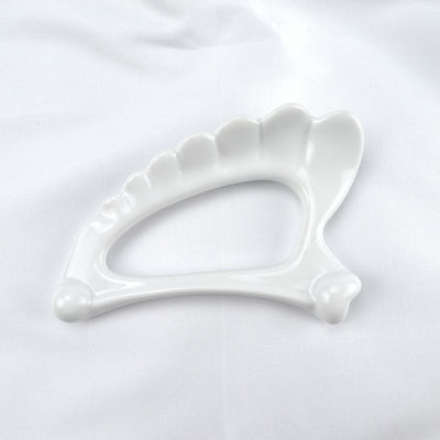 Ferramentas de massagem 2024 forma de asa cerâmica Gua Sha Massagista manual para massagem corporal Massagista drenagem linfática e ferramenta antienvelhecimento