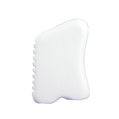 OEM Custom LOGO White Jade Gua Sha Stone Massager Facial Natural Jade Stone Guasha Escrava Massagem Ferramenta para rosto e corpo