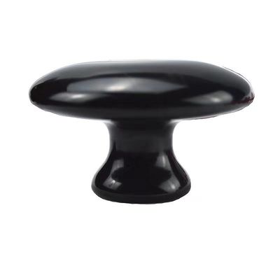 Ferramenta de Massagem Corporal 2024 Pedra Bian Negra Grande Forma de Fungo Gua Sha Massagista para Massagem Facial e Cuidados de Saúde 55mm*35mm
