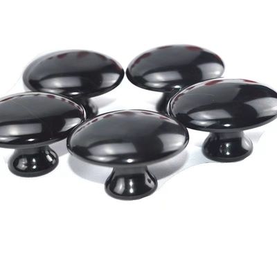 Ferramenta de Massagem Corporal 2024 Pedra Bian Negra Grande Forma de Fungo Gua Sha Massagista para Massagem Facial e Cuidados de Saúde 55mm*35mm