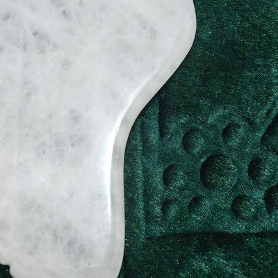 Ferramenta de auto-cuidado da pele Jade Branco Gua Sha Scraping Massage Board para Função Massagista do Corpo 2024 Produto de tendência