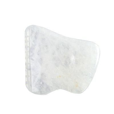 Equipamento de massagem corporal branco polido custom Gua Sha Stone Board Jade Guasha Ferramenta para relaxar os músculos