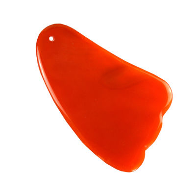 2024 Natual Carnelian Gua Sha Scraping Massage Board Agate Vermelho Guasha Massagista Facial para corpo inteiro Ferramenta Crystal Spa