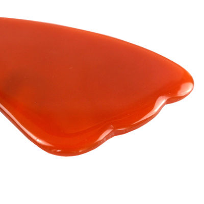 2024 Natual Carnelian Gua Sha Scraping Massage Board Agate Vermelho Guasha Massagista Facial para corpo inteiro Ferramenta Crystal Spa