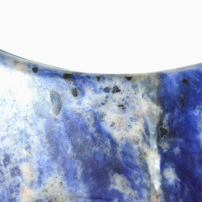 Blue Sodalite Stone Gua Sha Body Scraping Massage Tool Função de controle manual com fio para rosto e corpo