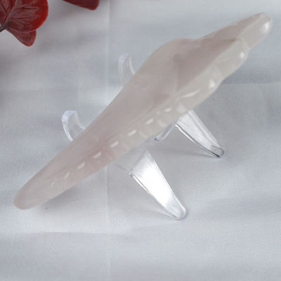 2024 Wing Shape Rose Quartz Gua Sha Scraping Board Rosa Cristal Guasha Facial Massager Body Spa Tool para Massagem Ferramentas