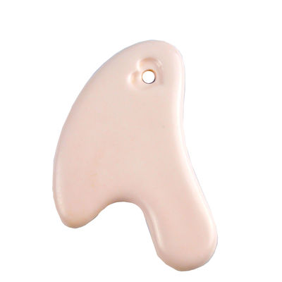 2024 Quadro de raspagem em forma de coração cerâmico Gua Sha A ferramenta perfeita para massagem corporal e rejuvenescimento facial
