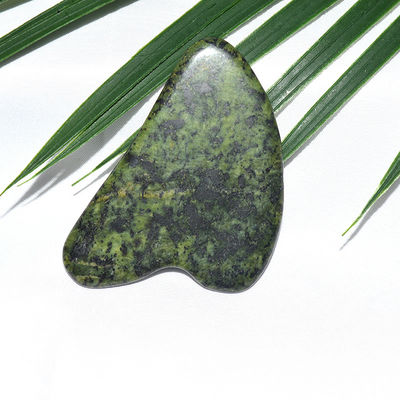 Green Sodalite Gua Sha Scraping Massage Board para tratamento de corpo inteiro de Pedra de Jade Massager Spa