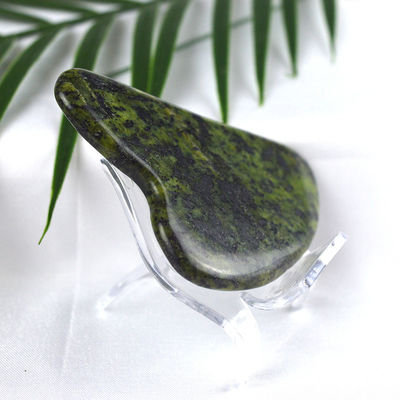 Green Sodalite Gua Sha Scraping Massage Board para tratamento de corpo inteiro de Pedra de Jade Massager Spa