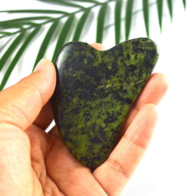 Green Sodalite Gua Sha Scraping Massage Board para tratamento de corpo inteiro de Pedra de Jade Massager Spa