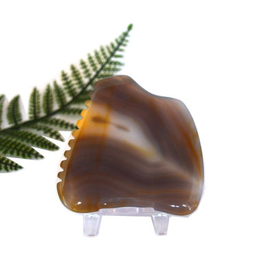 Ferramentas de Massagem 2024 Chegadas Agate Natural Gua Sha Scraping Painel de Massagem para aliviar a fadiga e promover a beleza da pele