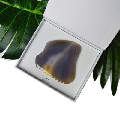 Ferramentas de Massagem 2024 Chegadas Agate Natural Gua Sha Scraping Painel de Massagem para aliviar a fadiga e promover a beleza da pele