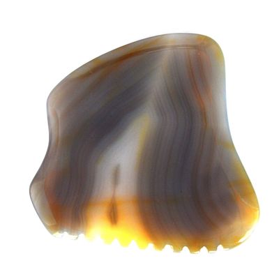 Ferramentas de Massagem 2024 Chegadas Agate Natural Gua Sha Scraping Painel de Massagem para aliviar a fadiga e promover a beleza da pele