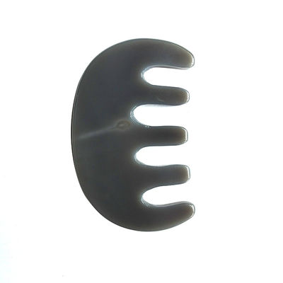 Experimente os benefícios do pente Agate Gua Sha Perfeito para massagem da cabeça e cuidados de beleza