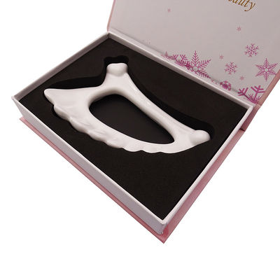 Face Therapy Cerâmica Gua Sha Board Logotipo personalizado para Massagem Facial Ferramenta de fisioterapia