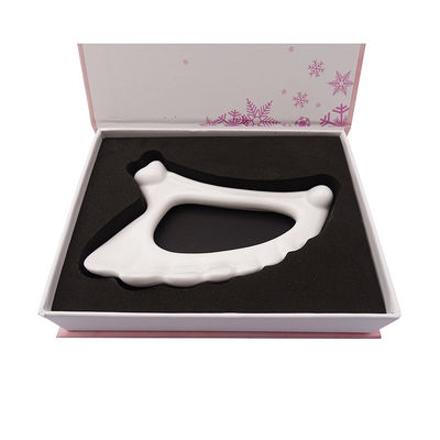Face Therapy Cerâmica Gua Sha Board Logotipo personalizado para Massagem Facial Ferramenta de fisioterapia